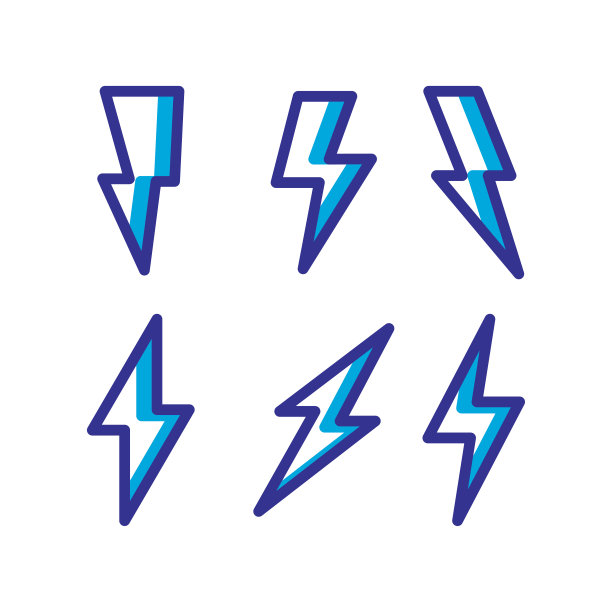 闪光图标矢量标志图片下载