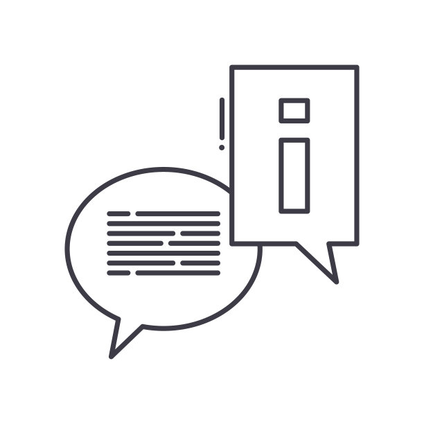 问题图标，线性孤立的插图，细线矢量，网页设计标志，轮廓概念符号与可编辑的笔画在白色背景。图片下载