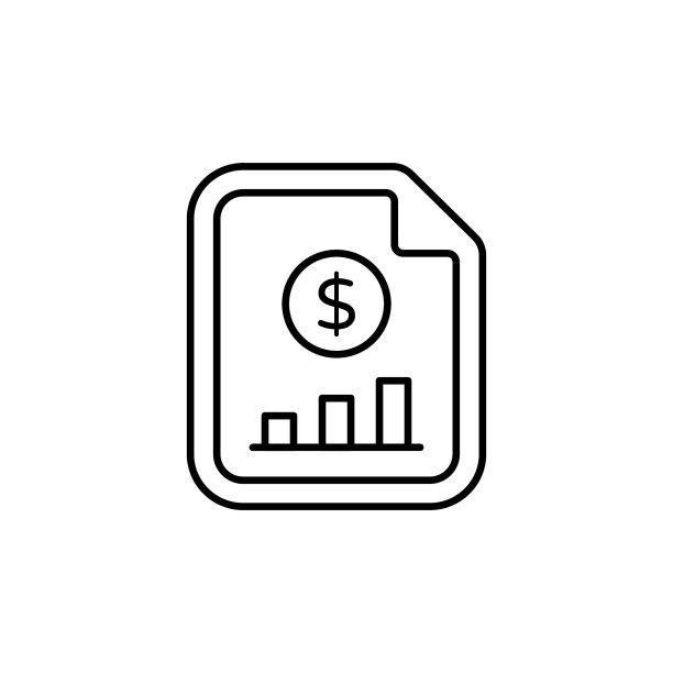 矢量成本报表图标图片下载