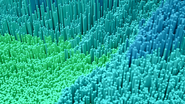 摘要三维立方体棒背景，条形图图片下载