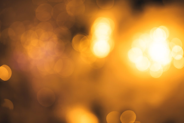 黄色散焦背景图片下载