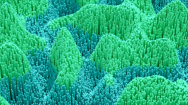 摘要三维立方体棒背景，条形图图片下载