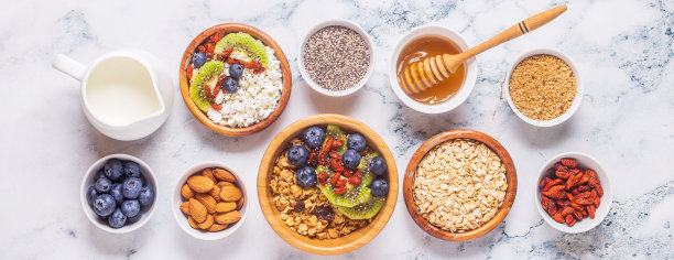 健康的早餐的原料图片下载