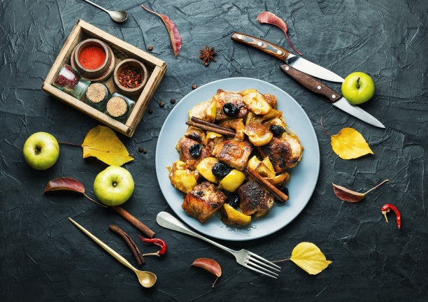 苹果烤牛肉图片下载