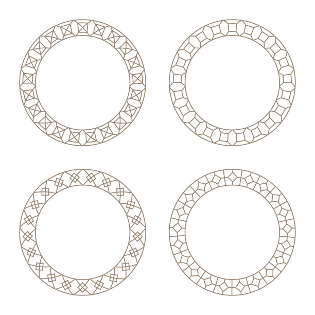 装饰圆框图片下载