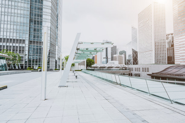 香港中环的商业大厦图片下载