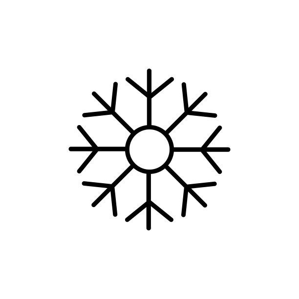 雪花图标。图片下载