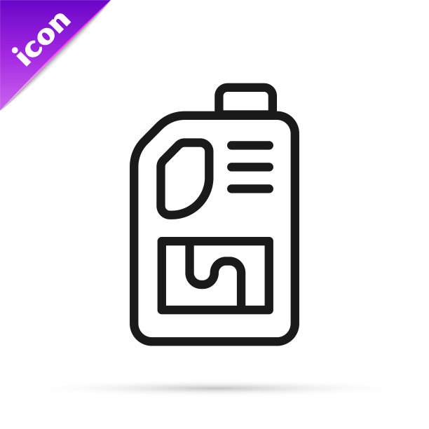 黑线排水清洁瓶图标孤立在白色背景。清洗水管。管道维修标志。向量图片下载