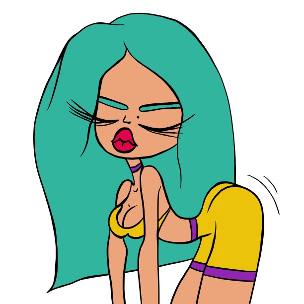 扭屁股女孩图片下载