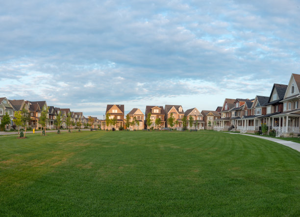 在GTA(大多伦多地区)，加拿大的新单一家庭住宅图片下载