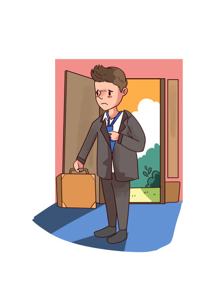 疲惫的工人的例证图片下载