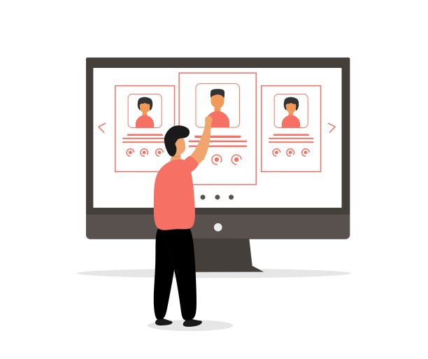 招聘代理分析候选人设计图片下载