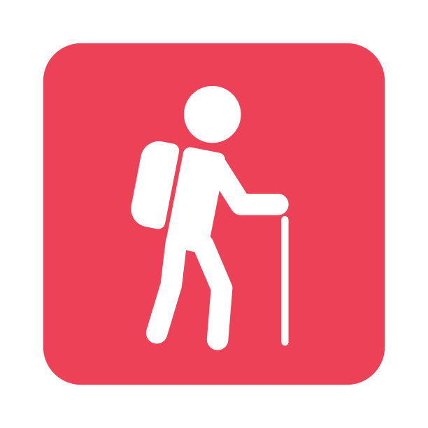 孤立背景上的运动员剪影符号。体育图标图片下载