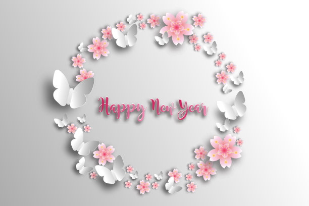 樱花框架。春节贺卡的网页，横幅，邀请，传单等。春天节日的背景。图片下载