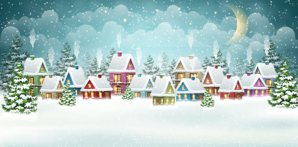 夜冬村图片下载