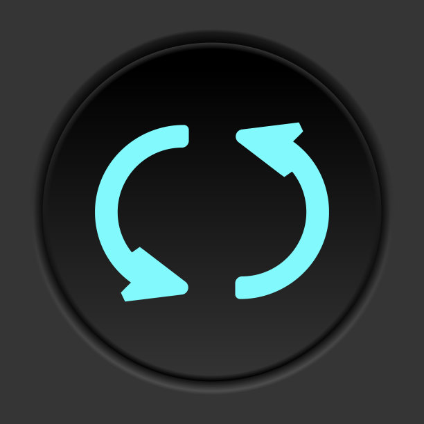 圆形按钮图标，加载，刷新。按钮横幅圆形，徽章界面的应用说明图片下载