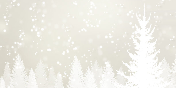 冬天的背景插图，雪闪闪发光(银色)图片下载