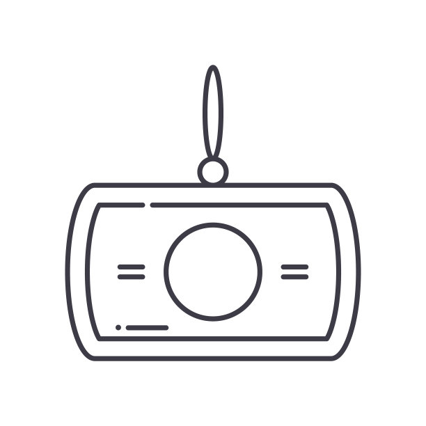 日本国旗图标，线性孤立的插图，细线矢量，网页设计标志，轮廓概念符号与可编辑的笔画在白色的背景。图片下载