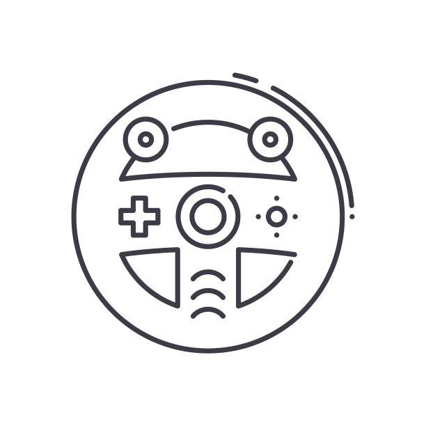 赛车游戏图标，线性孤立的插图，细线矢量，网页设计标志，轮廓概念符号与可编辑的白色背景笔触。图片下载