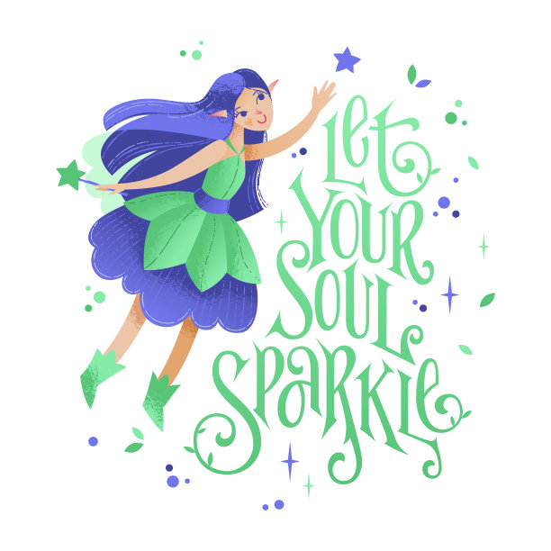 精灵语-让你的灵魂闪耀。图片下载