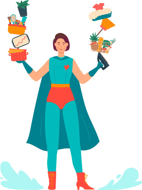 超级妈妈卡通公寓图片下载