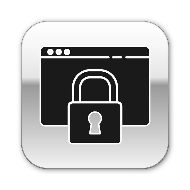 黑色安全您的网站与HTTPS SSL图标图片下载