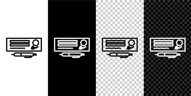 设置行空白模板银行支票和笔图片下载