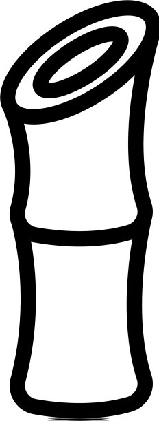 竹植物树干图标轮廓图片下载