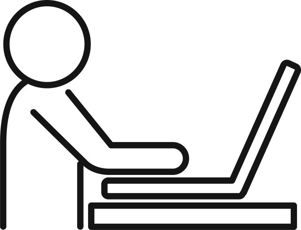 家庭理财顾问图标轮廓风格图片下载