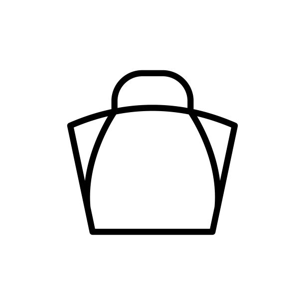 时尚包概念线图标简约元素图片下载