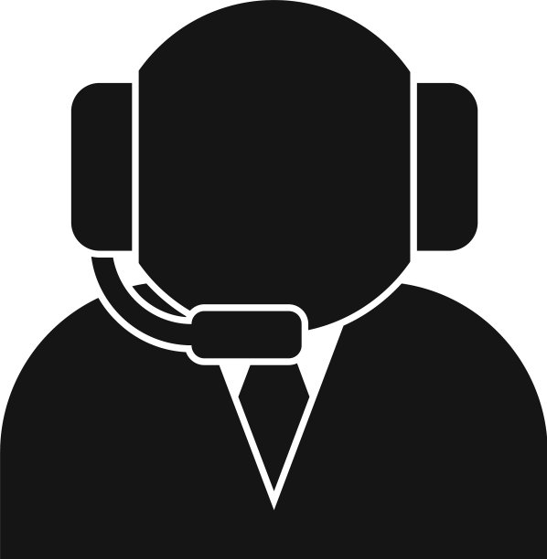 财务呼叫中心图标简约风格图片下载