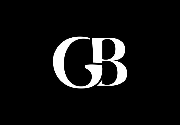首字母gb标志设计模板图片下载