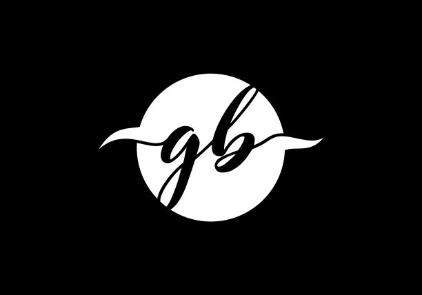 首字母gb标志设计模板图片下载