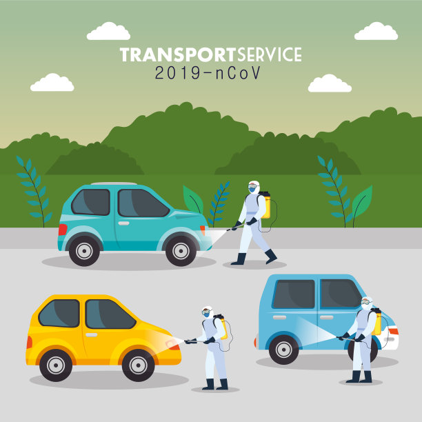 汽车消毒服务预防冠状病毒图片下载