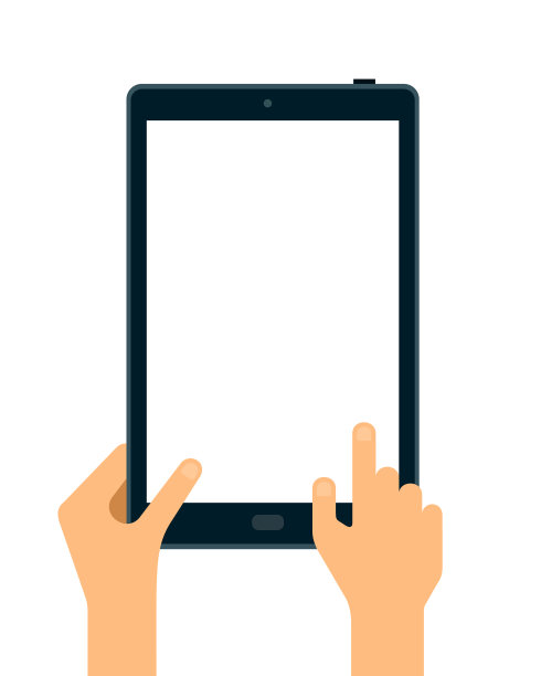 使用平板电脑在线订购食品图片下载