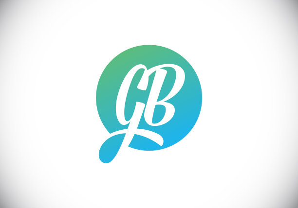 首字母gb标志设计模板图片下载