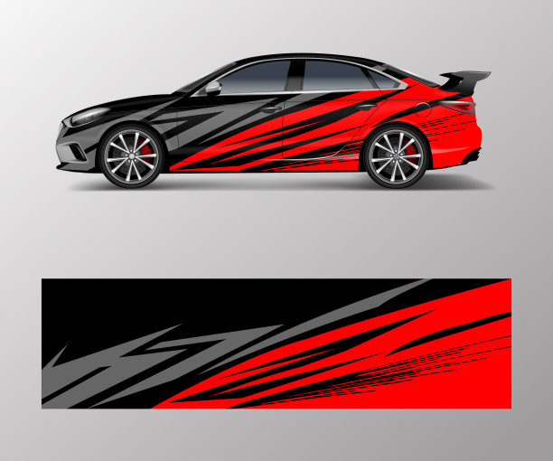 图形抽象赛车设计的车辆图片下载