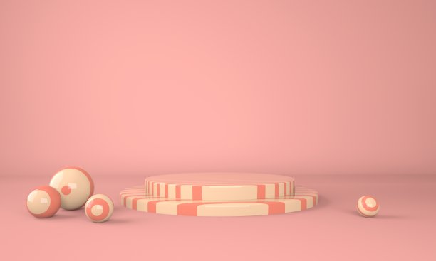 展示底座，设计平台，毛坯产品。3 d渲染。图片下载