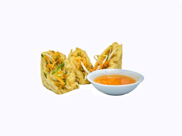 马来美食或填充豆腐称为Tauhu sumbat图片下载