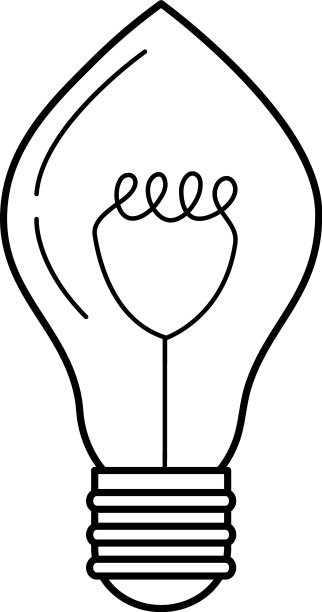 电灯泡生态理念隐喻孤立图片下载