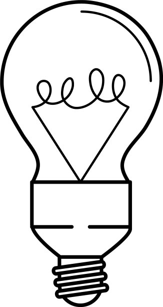 电灯泡圆灯的生态理念隐喻图片下载