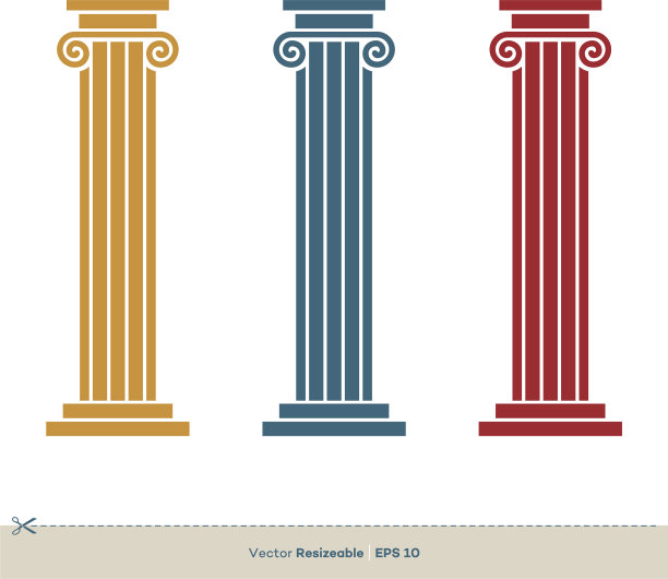 支柱律师事务所标识模板图片下载