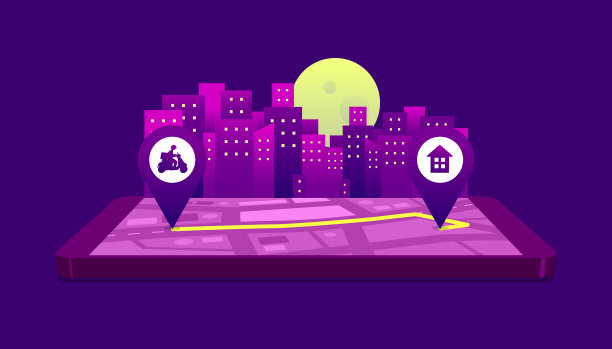 晚上骑摩托车送外卖图片下载