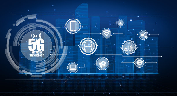 3D插画国际交流和先进的互联网网络。图片下载