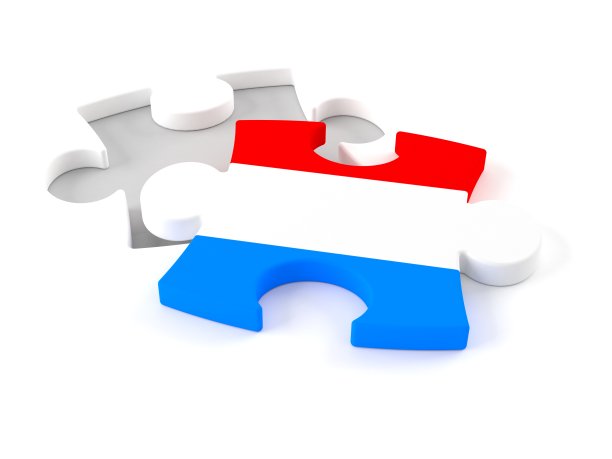 卢森堡旗拼图游戏图片下载