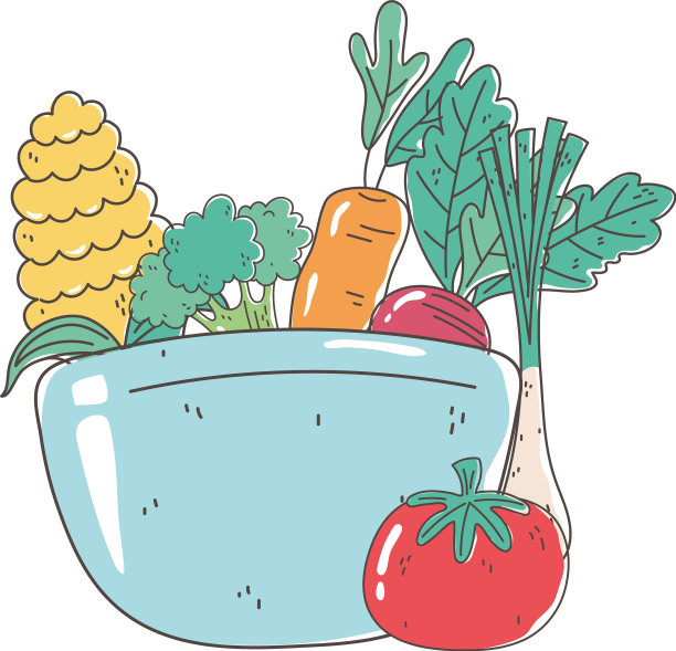 碗蔬菜与新鲜市场有机健康图片下载