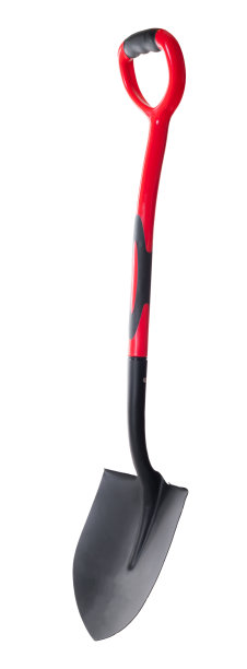 新的铲白色孤立的背景图片下载