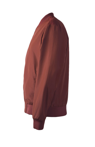 飞行员夹克孤立在白色背景。时尚的休闲装图片下载