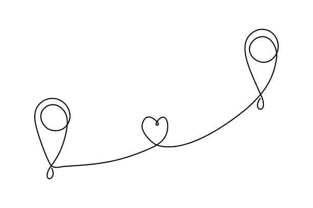 位置连续线图。图片下载