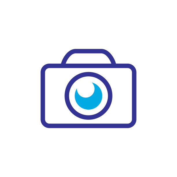 相机图标标志的插图设计图片下载